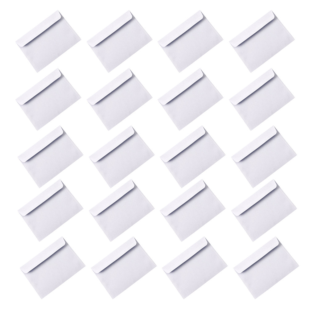 100Pcs Letter Size White Envel - Wedding Envelopes ulasan dan harga