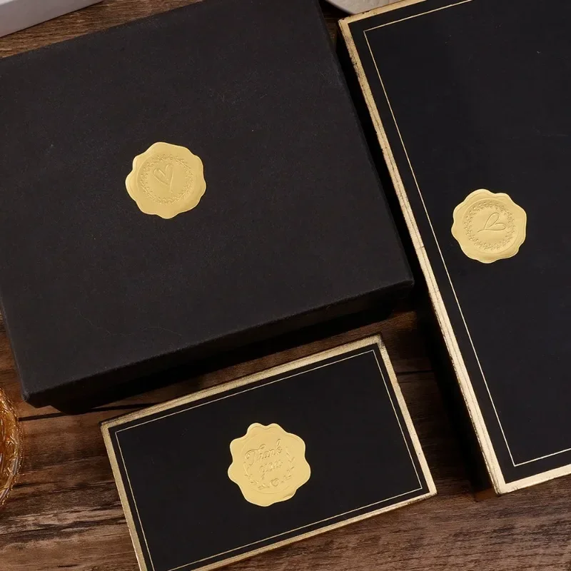 25/100Pcs Gold Embossed Heart  - Wedding Envelopes ulasan dan harga