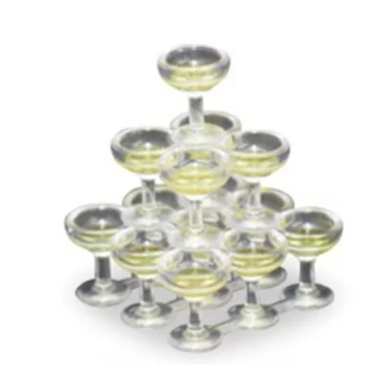 Tarlin Gashapon Anime Figure K - Champagne Tower Set ulasan dan harga