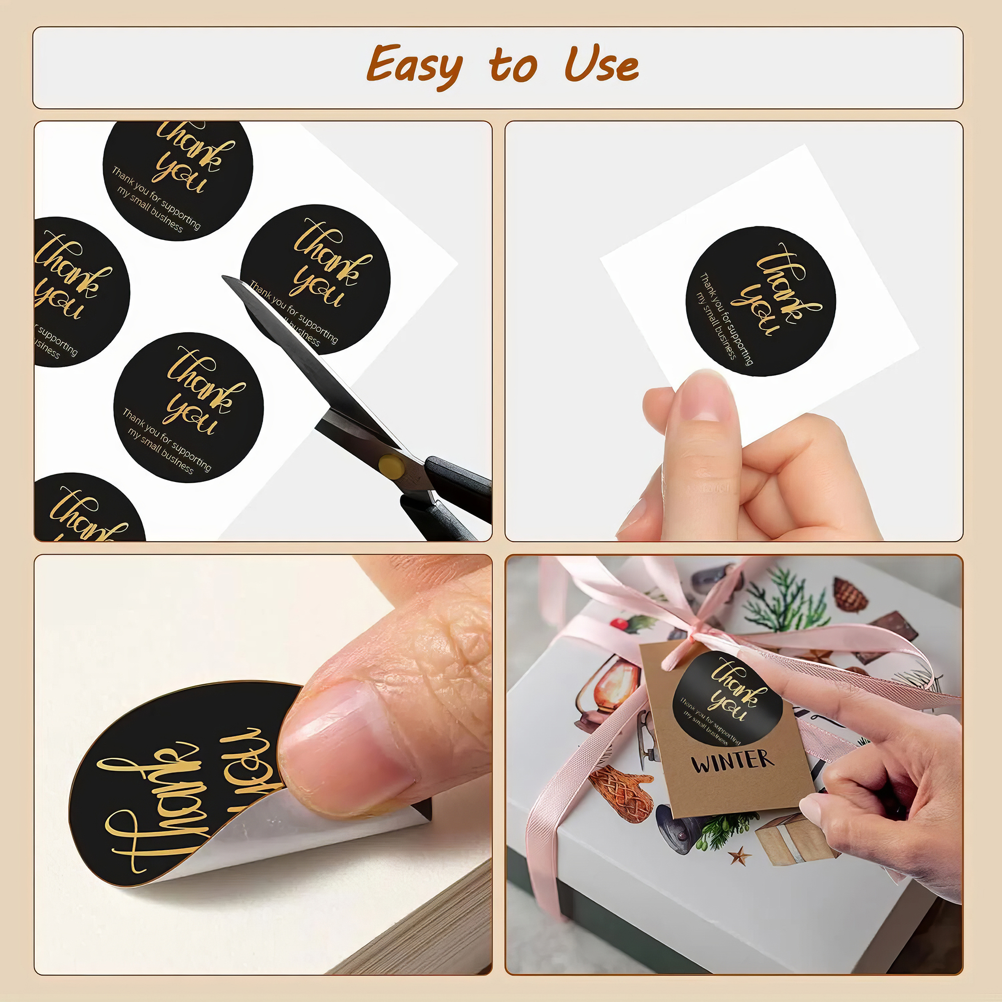 Custom Stickers Round Personal - Wedding Envelopes ulasan dan harga
