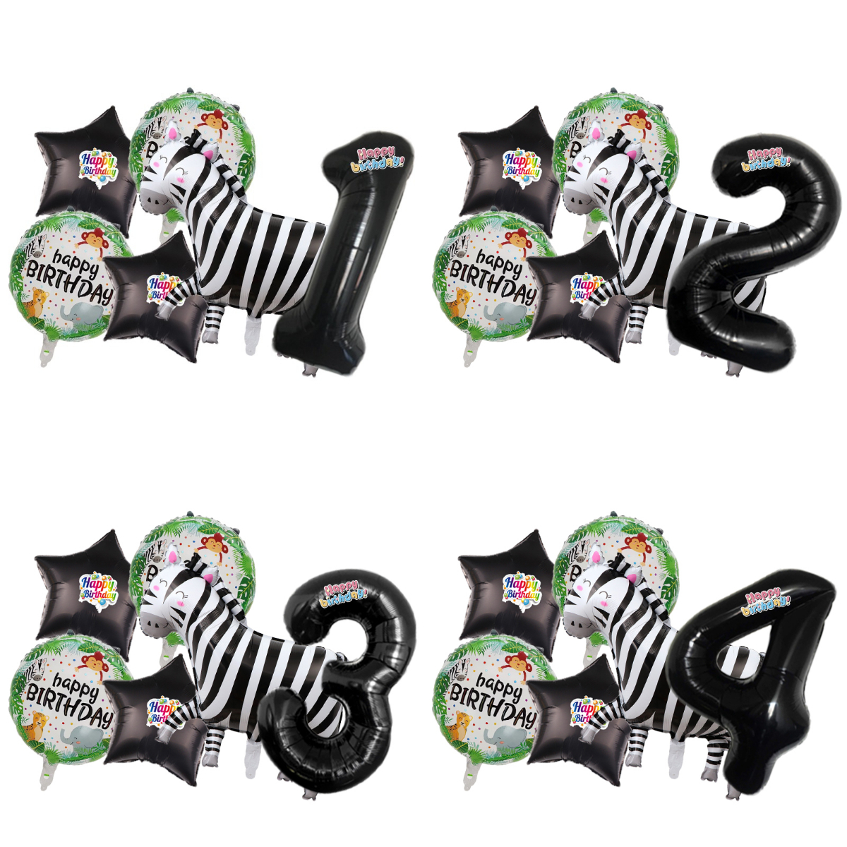 Animal Zebra Zoo Numbers 0-9 J - Wedding Zoo ulasan dan harga