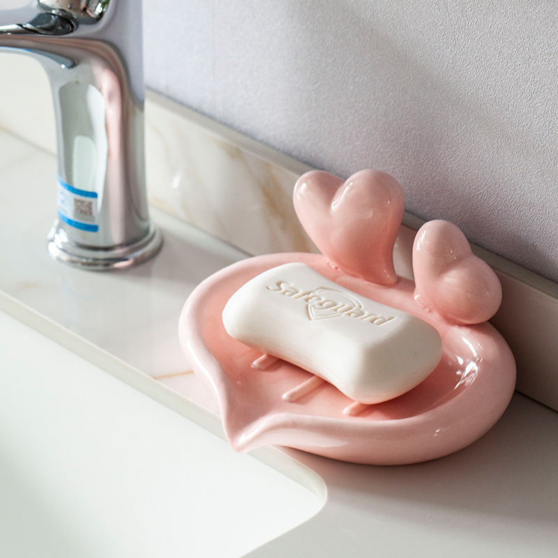WHYOU-Creative Ceramic Soap Ho - Wedding Bathroom Supply Kit ulasan dan harga