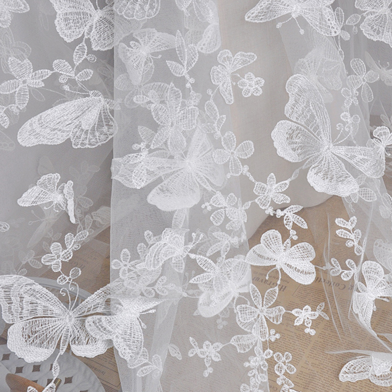 1 Yard 3D Butterfly Embroidery - Wedding Water Supply ulasan dan harga
