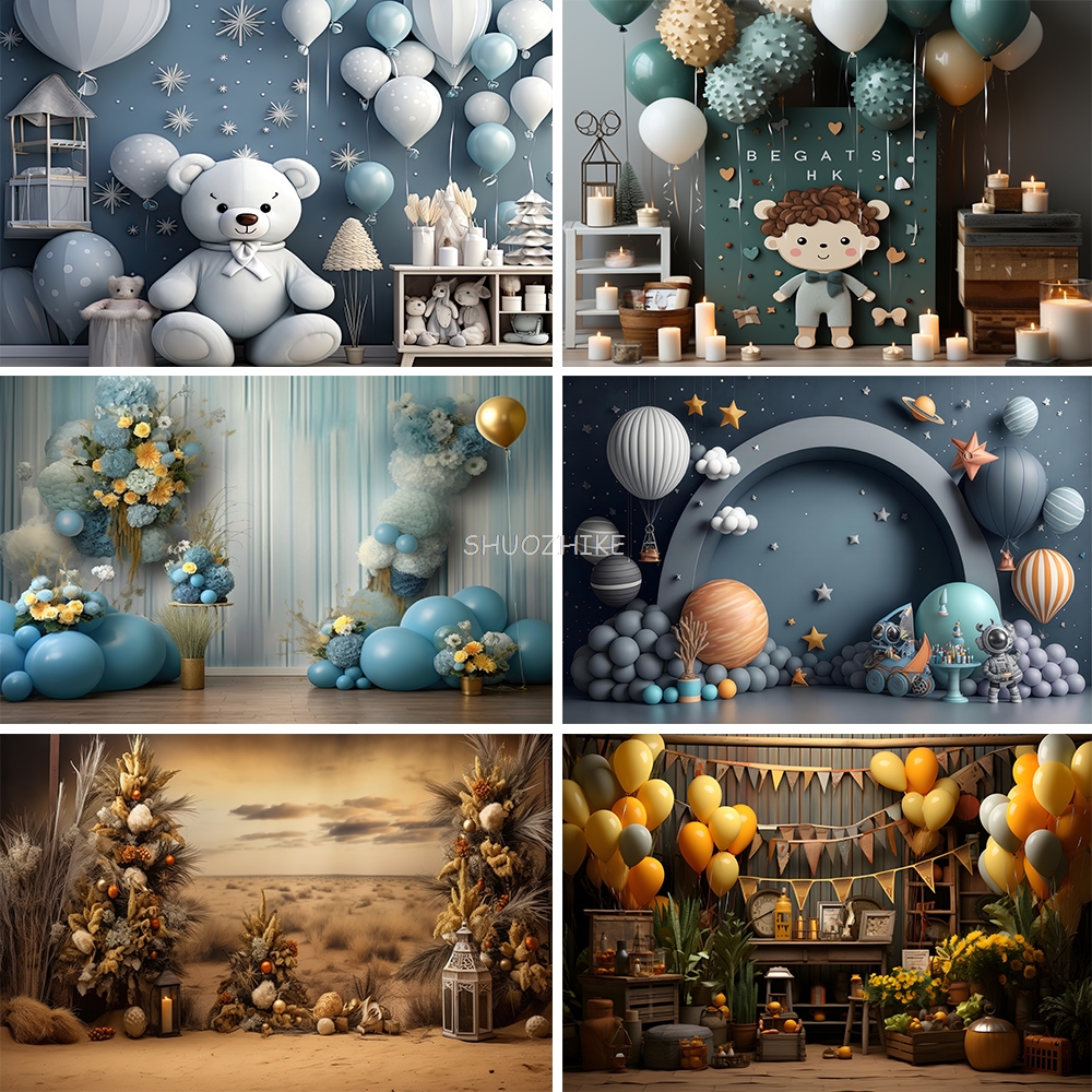 Photography Backdrop 3D Balloo - Wedding Qq ulasan dan harga