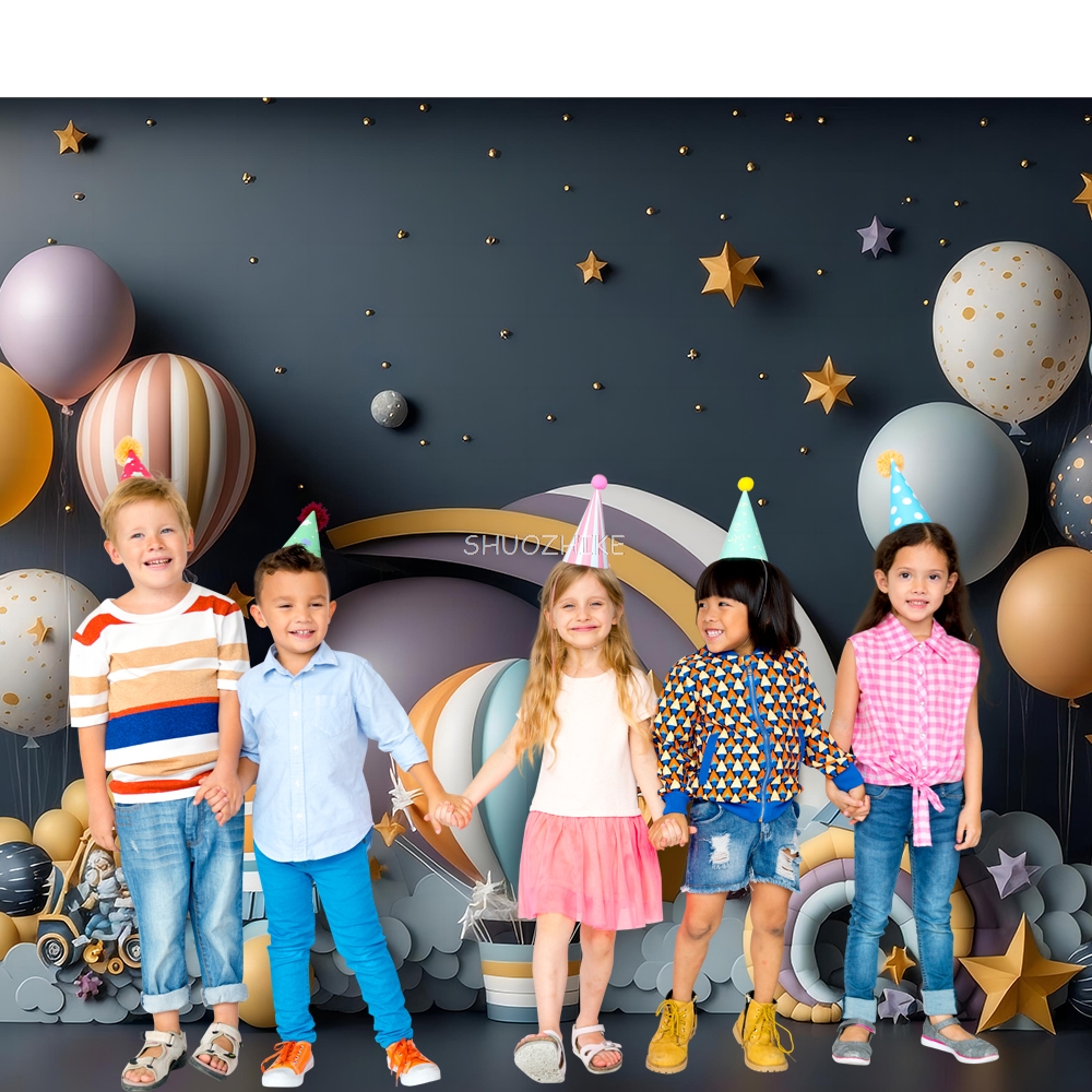 Photography Backdrop 3D Balloo - Wedding Qq ulasan dan harga