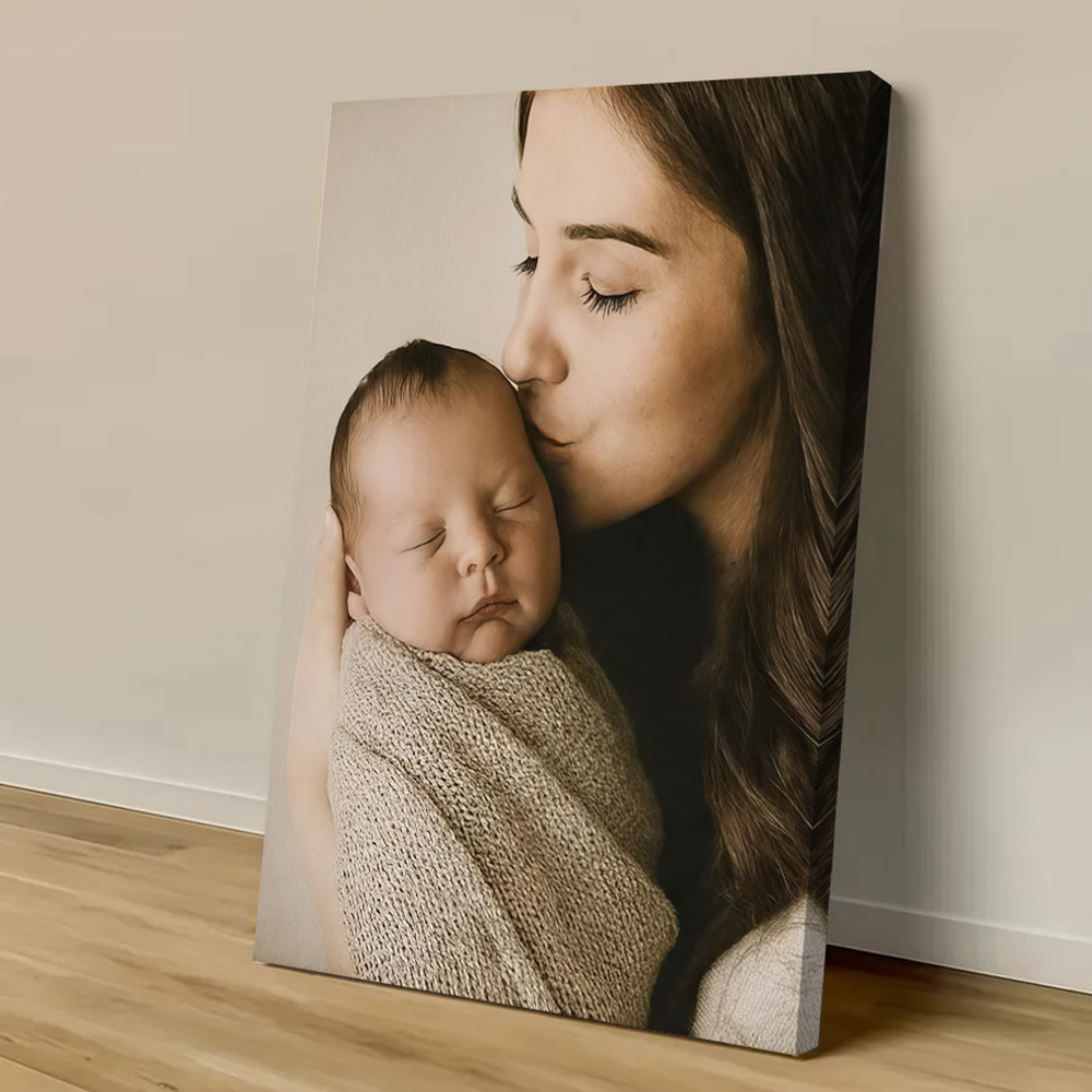 Custom Print Canvas Painting F - Wedding Party Supply ulasan dan harga