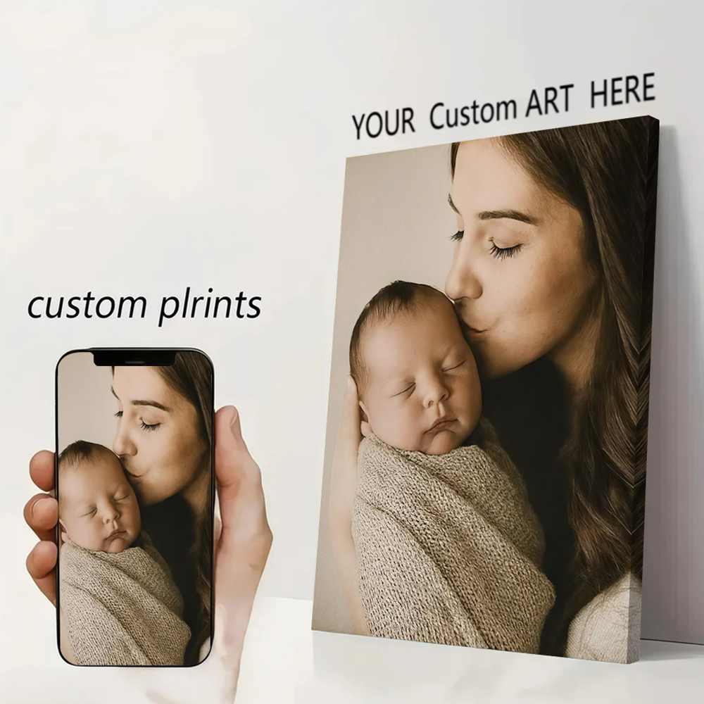 Custom Print Canvas Painting F - Wedding Party Supply ulasan dan harga
