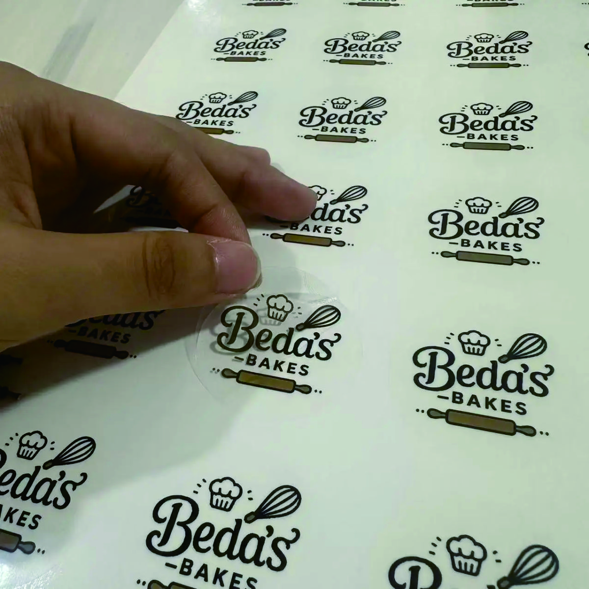 3-6cm Custom Stickers Customiz - Wedding Vendor ulasan dan harga