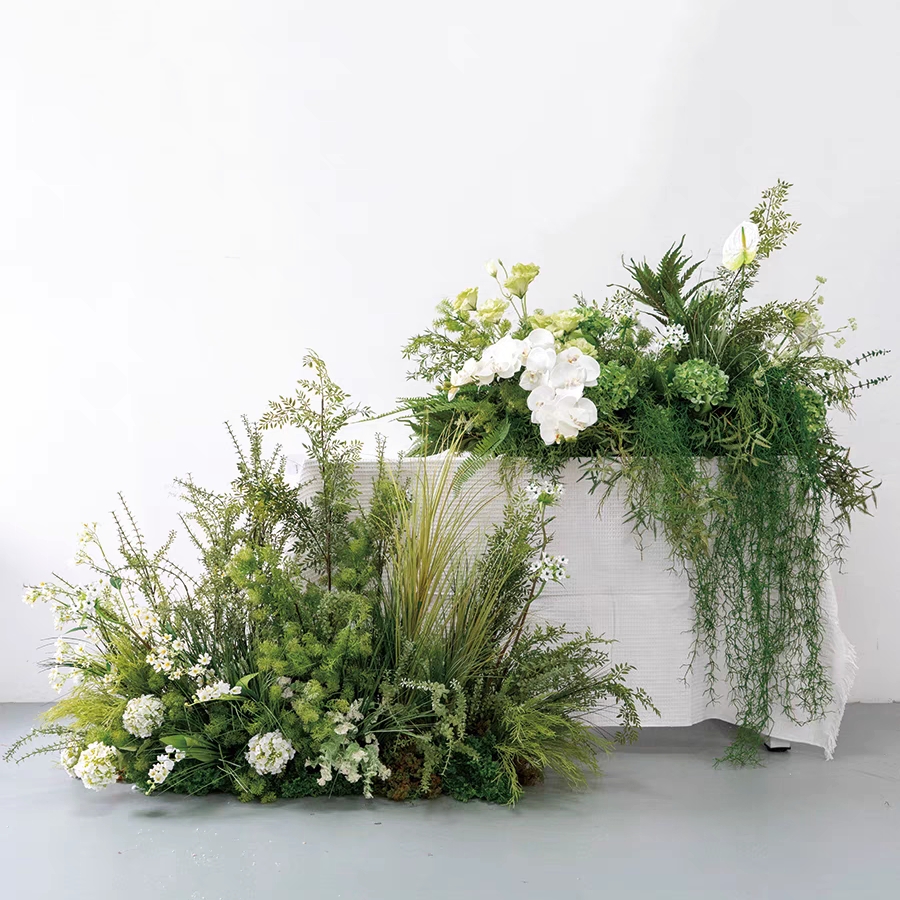 Green wedding decoration walkw - Aisle Runner White ulasan dan harga