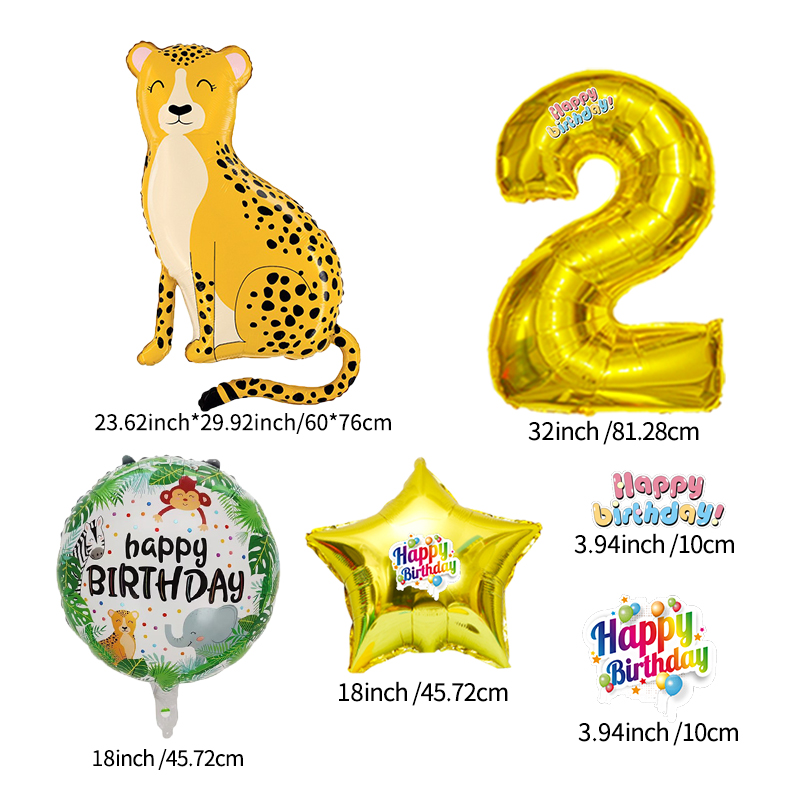 leopard Zoo Numbers 0-9 Jungle - Wedding Zoo ulasan dan harga