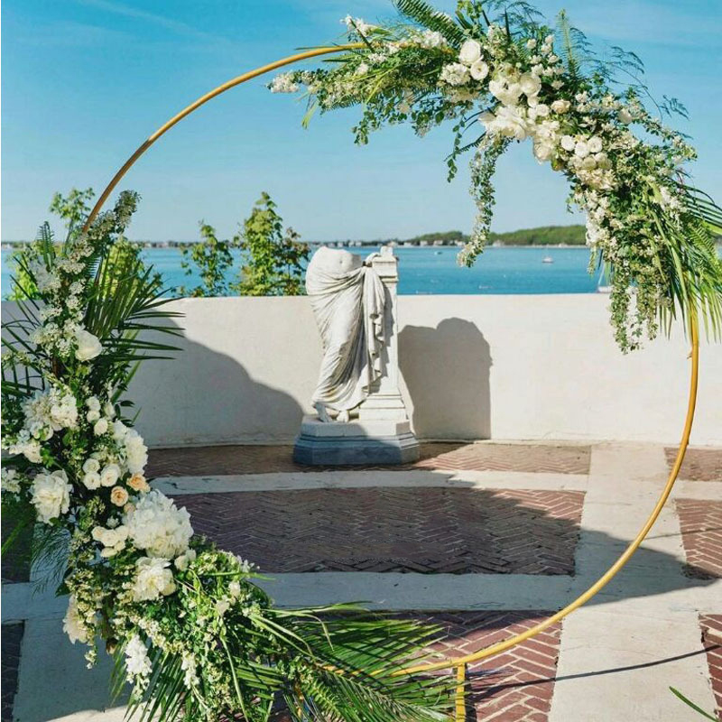 Wedding Arch Stand Round Metal - Wedding Balloon Arch ulasan dan harga