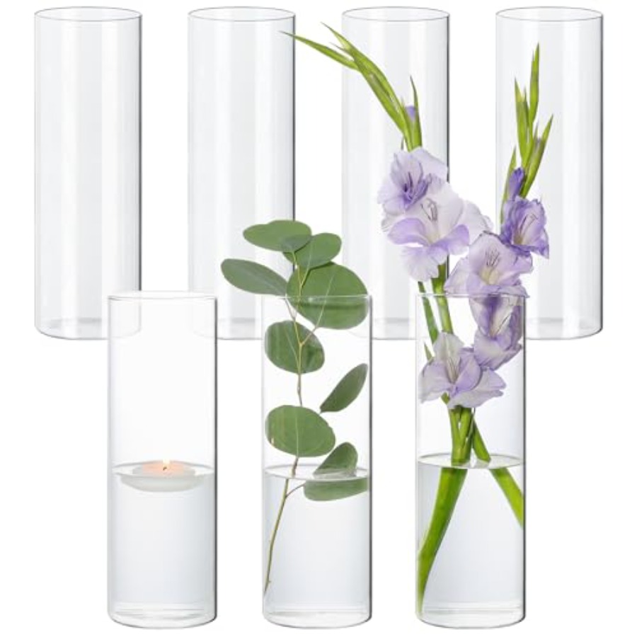 Pcs Glass Cylinder Vase for Ce - Centerpiece Vase Tall ulasan dan harga