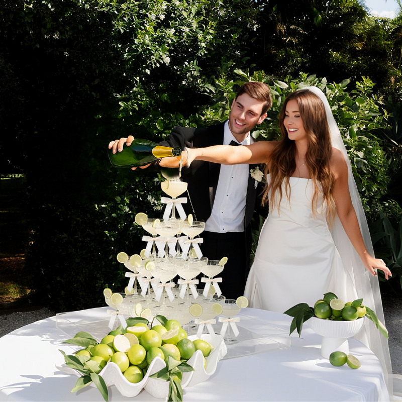 4-6Tier Acrylic Champagne Towe - Champagne Tower Set ulasan dan harga