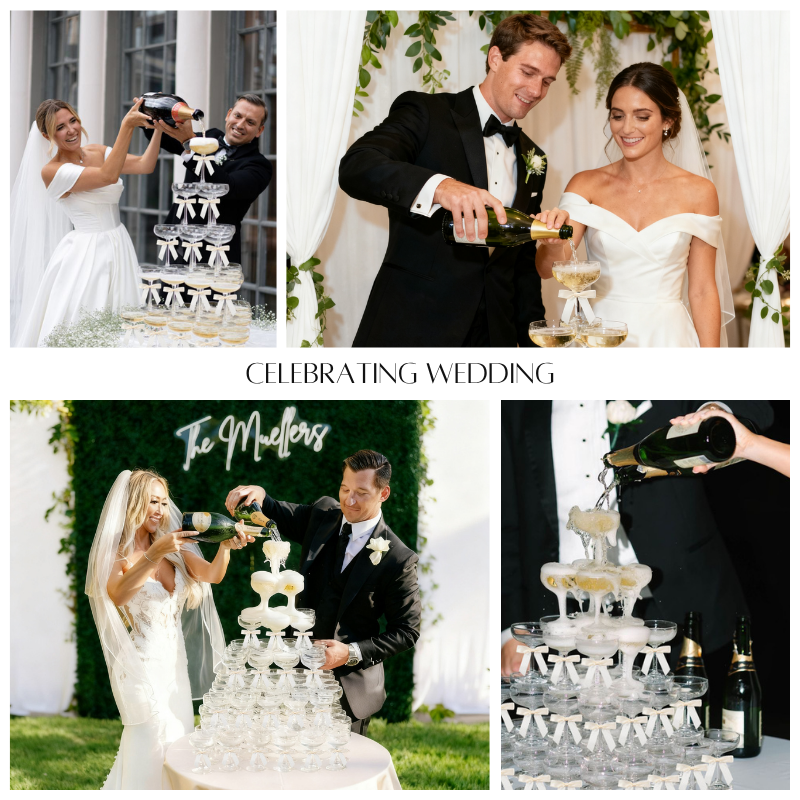 4-6Tier Acrylic Champagne Towe - Champagne Tower Set ulasan dan harga