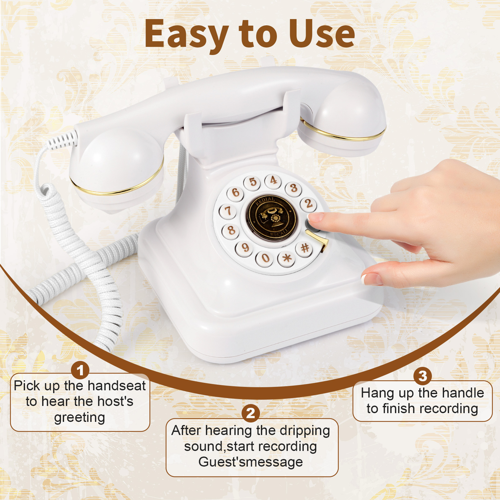 Audio message book phone weddi - Personalized Guest Book ulasan dan harga