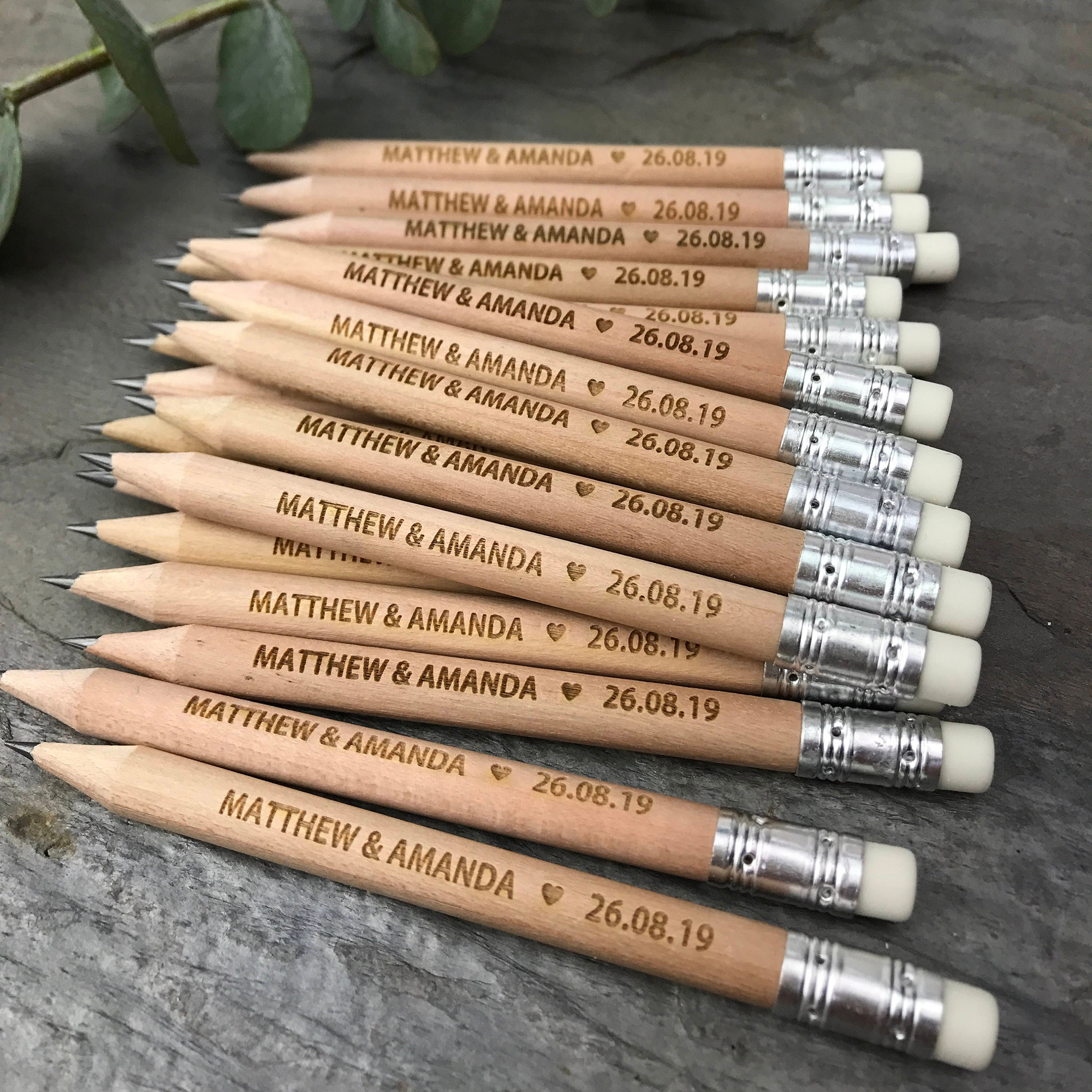 30/50/100Pcs Personalized Rust - Wedding Qb ulasan dan harga