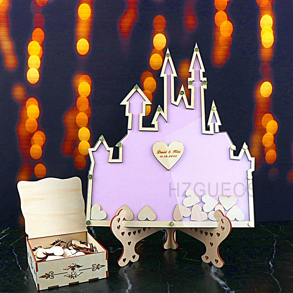 Personalized  Castle Guest Boo - Personalized Guest Book ulasan dan harga