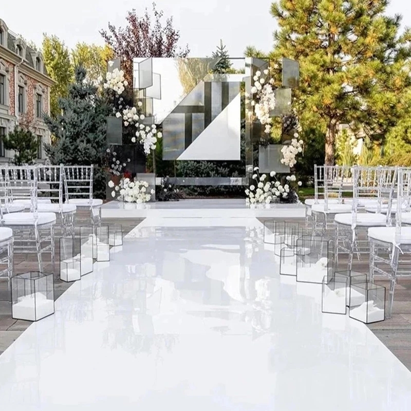 White Mirror Aisle Runner Rug  - Aisle Runner White ulasan dan harga