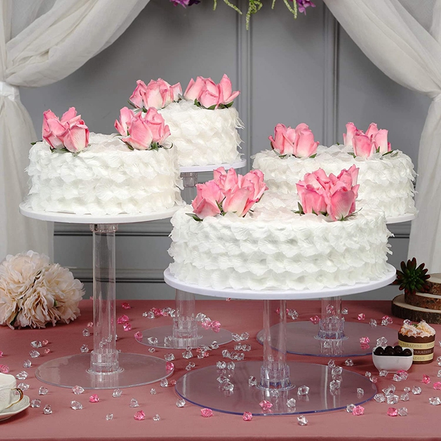 4pcs/set)Round Plinths Wedding - Wedding Qq ulasan dan harga