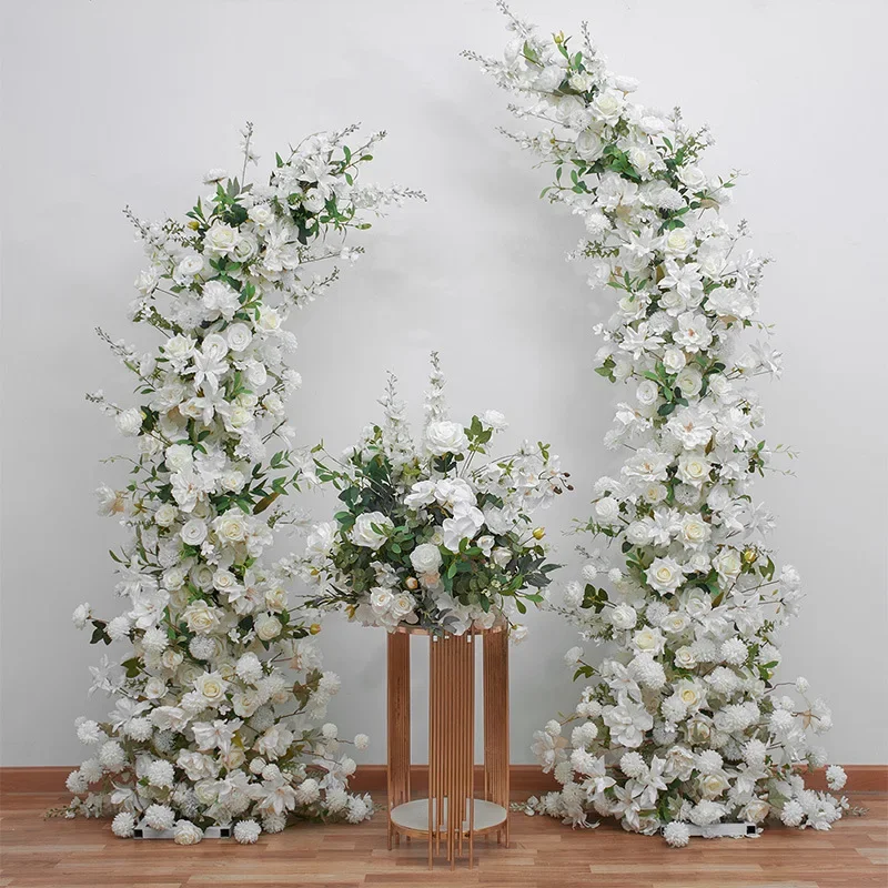 Trumpet Arch Artificial Flower - Wedding Arch Flower ulasan dan harga