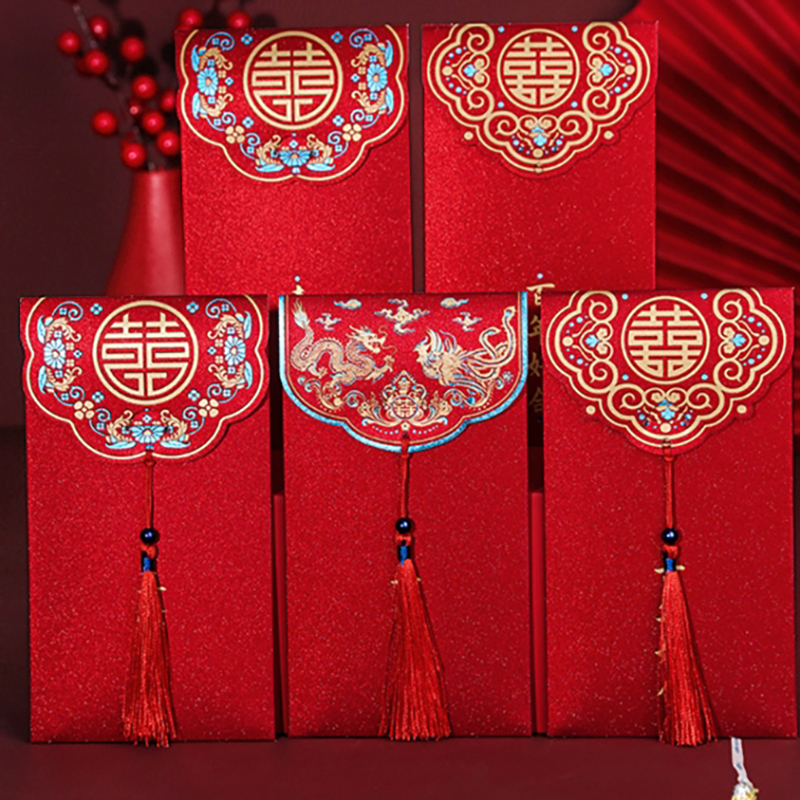 10pcs Traditional Chinese Wedd - Wedding Envelopes ulasan dan harga