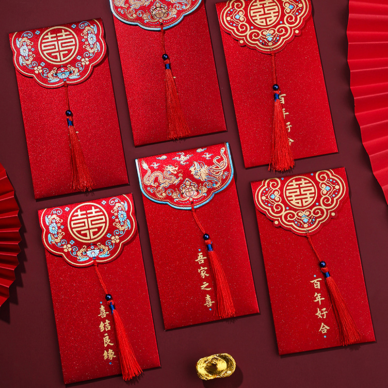 10pcs Traditional Chinese Wedd - Wedding Envelopes ulasan dan harga