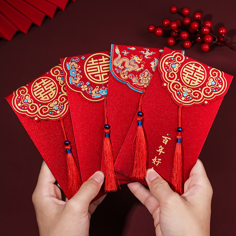 10pcs Traditional Chinese Wedd - Wedding Envelopes ulasan dan harga