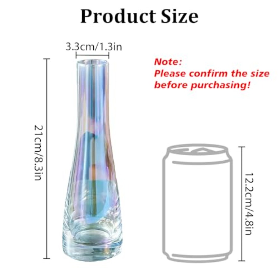 8.3'' Single Flower Vase, Smal - Centerpiece Vase Tall ulasan dan harga