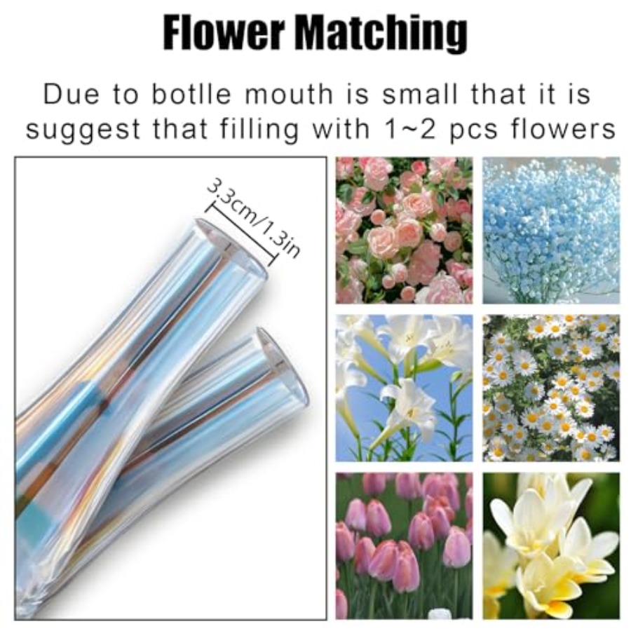 8.3'' Single Flower Vase, Smal - Centerpiece Vase Tall ulasan dan harga