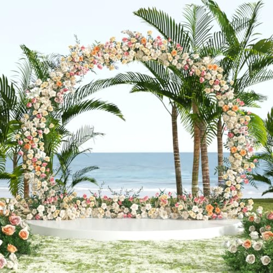 Metal Arch Backdrop Stand Ball - Wedding Balloon Arch ulasan dan harga