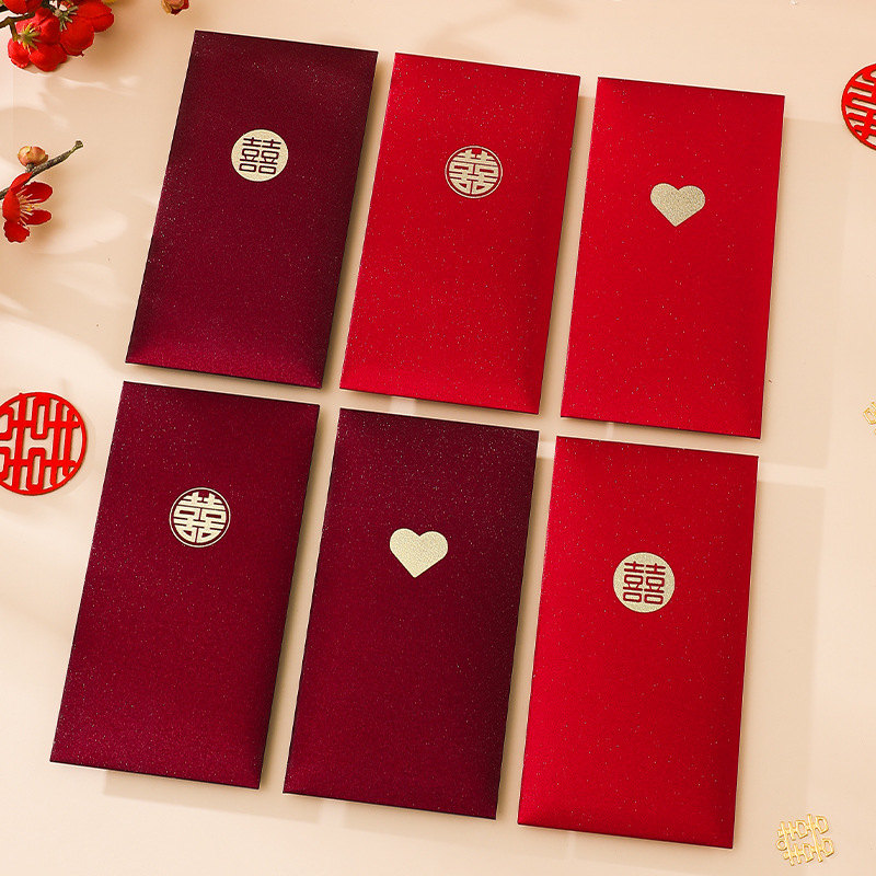 12pcs Love Wedding Red Envelop - Wedding Envelopes ulasan dan harga