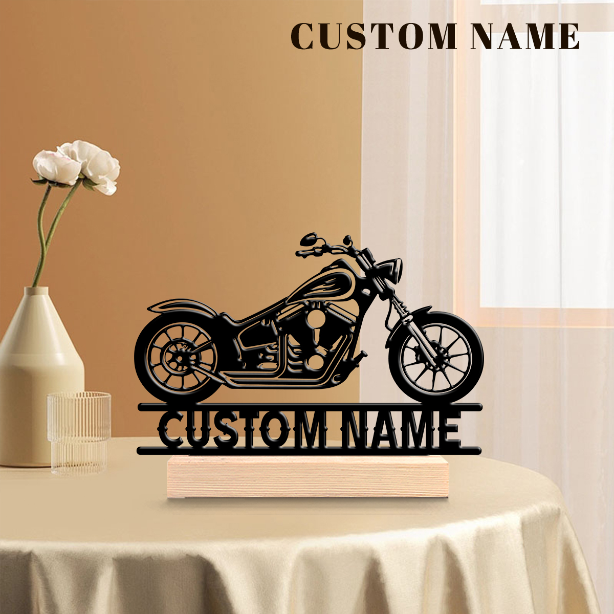 1Pc Csutom Name Road Motorbike - Wedding Party Supply ulasan dan harga