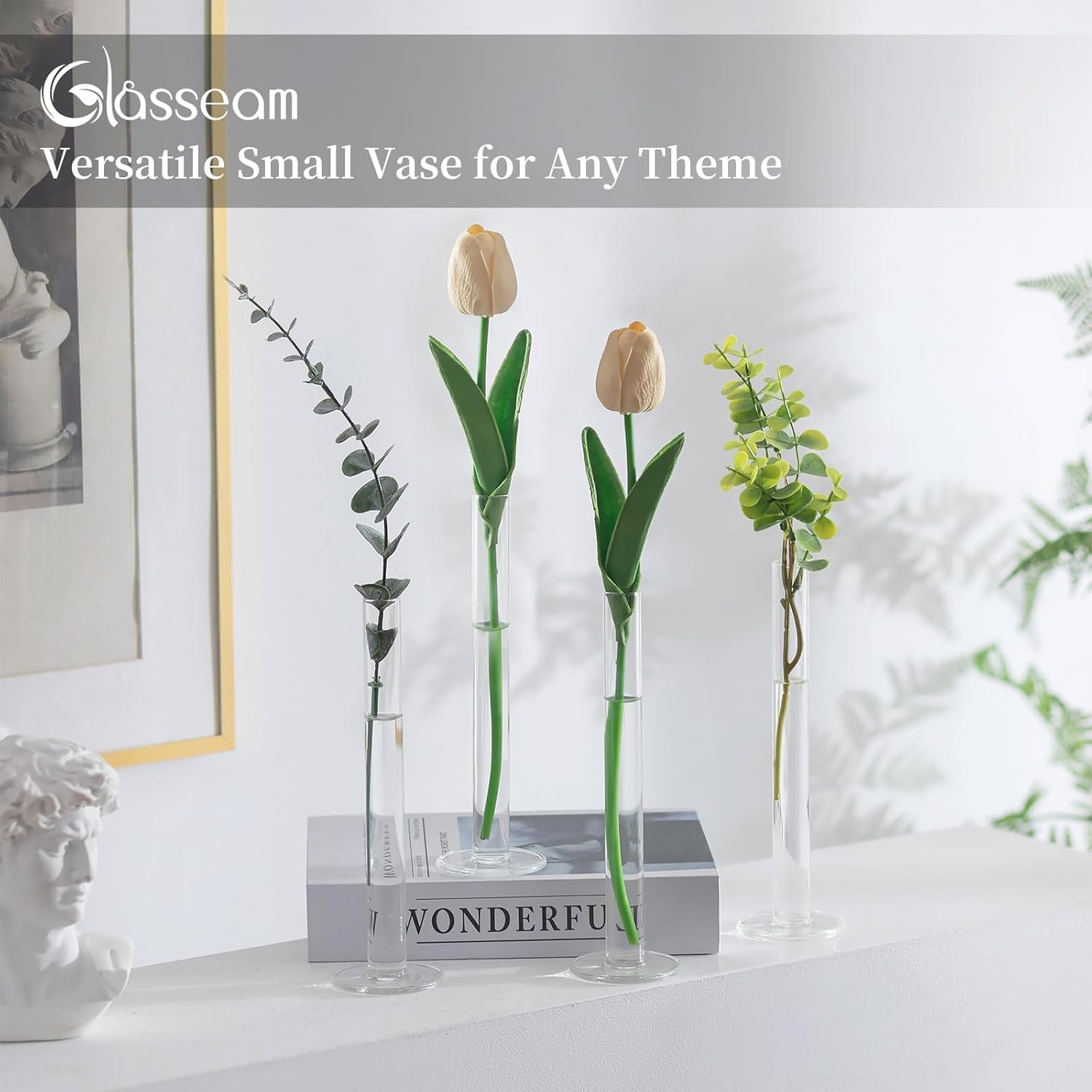 Glass Bud Vase for Centerpiece - Centerpiece Vase Tall ulasan dan harga