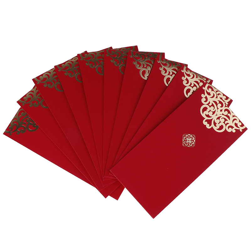 10pcs Happy Lucky New Year Wed - Wedding Envelopes ulasan dan harga