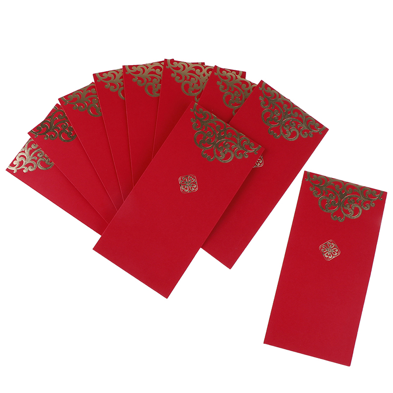 10pcs Happy Lucky New Year Wed - Wedding Envelopes ulasan dan harga